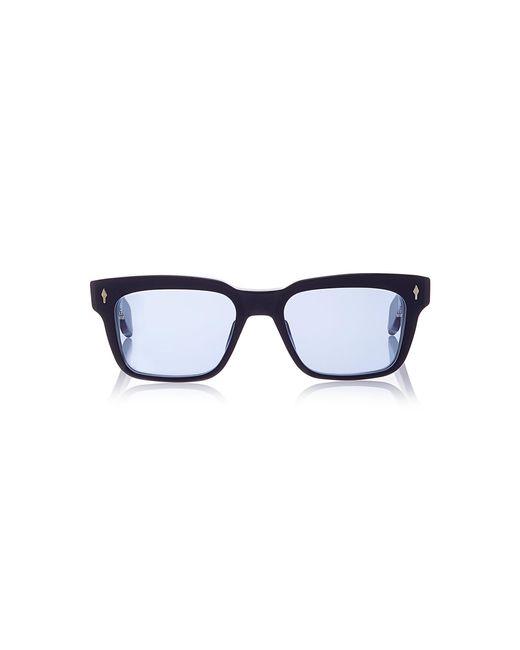 Jacques Marie Mage Blue Molino Square-frame Acetate Sunglasses for men