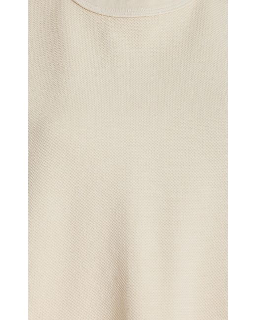 Les Tien Natural Daria Cropped Cotton T-shirt