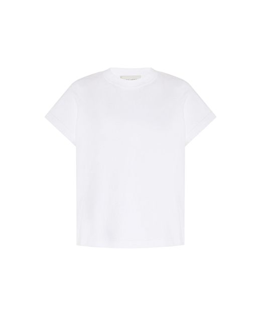 High Sport White Raff Cotton-blend Knit T-shirt