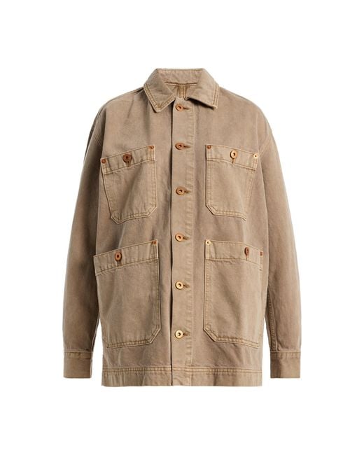 SLVRLAKE Denim Natural Oversized Denim Worker Jacket