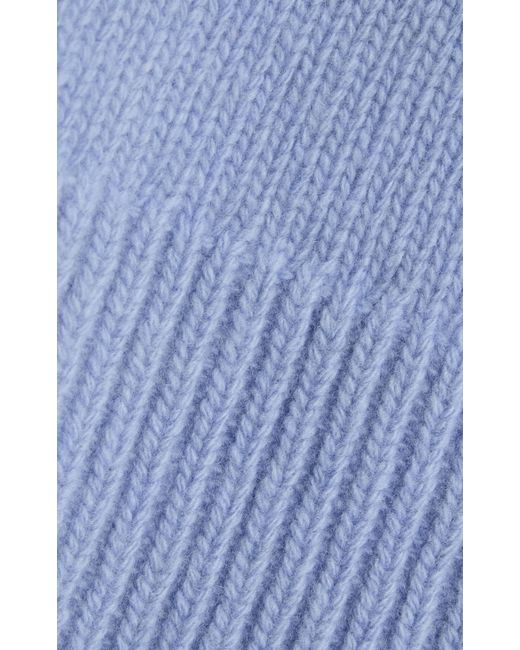 With Nothing Underneath Blue Exclusive Devon Wool Sweater
