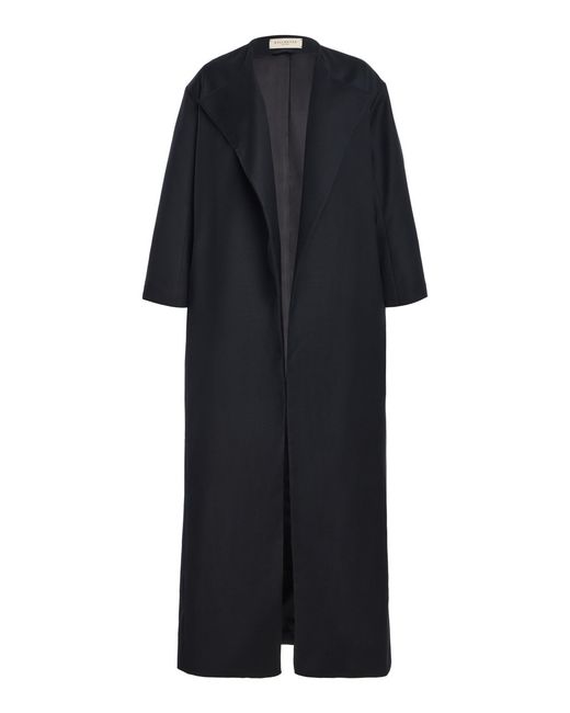 Kallmeyer Black Pascal Wool-Blend Duster Coat
