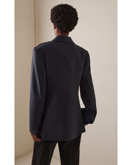 DIOTIMA Blue Garvey Mortimer Wool Twill Blazer