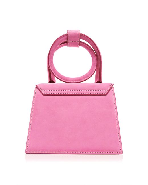 jacquemus pink le chiquito noeud bag