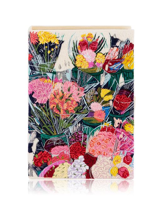 Olympia Le-Tan White Memento Mori Clutch