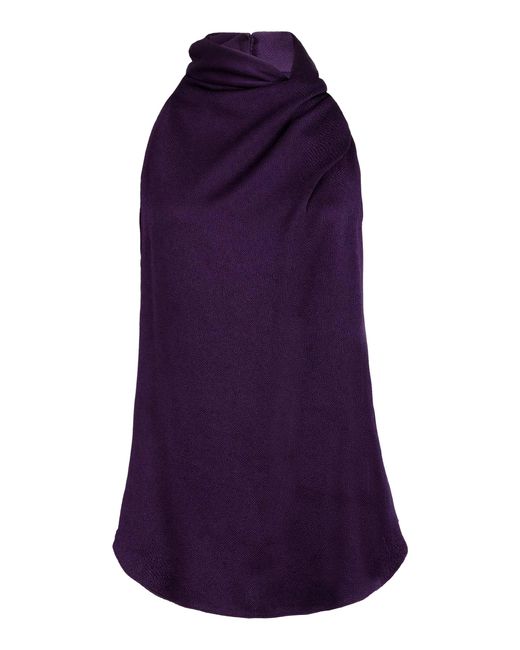 Silvia Tcherassi Purple Naili Top