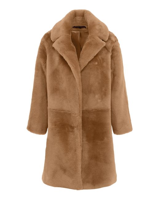 Martin Grant Brown Fur Cocoon Coat