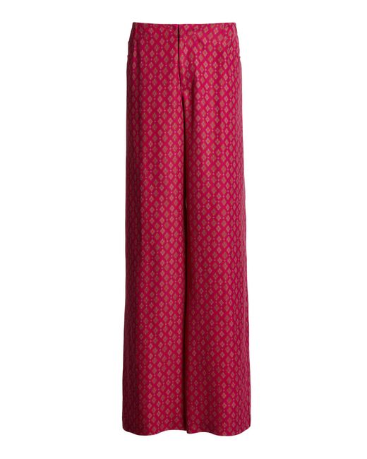 Christopher Esber Red Lawson Waisbandless Pants