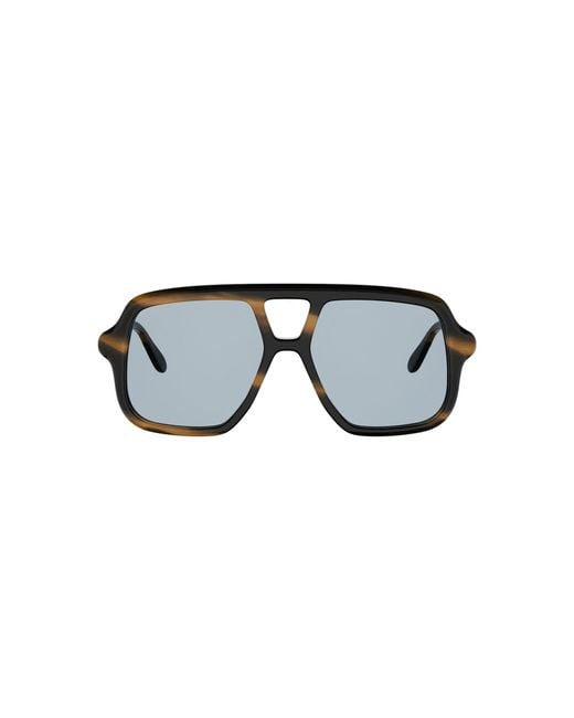 Loewe Blue Slim Square-frame Acetate Sunglasses