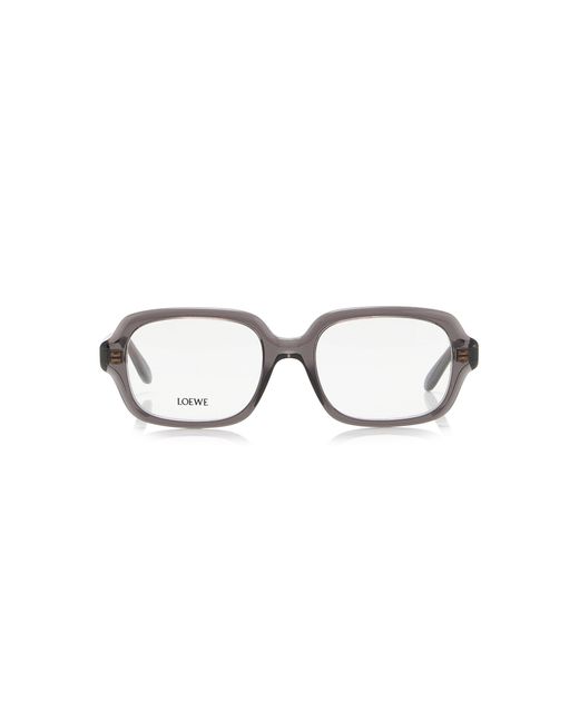 Loewe Gray Square-Frame Acetate Glasses
