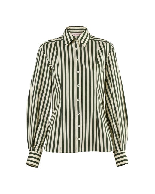 Carolina Herrera Multicolor Cotton-Blend Button-Down Shirt