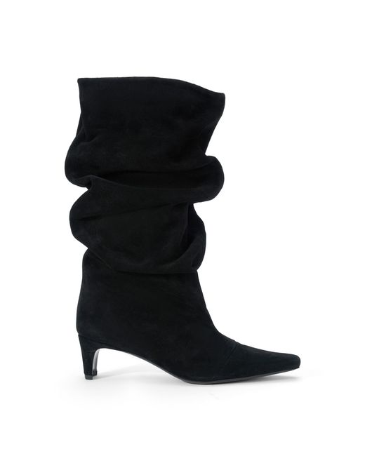 Staud Brown Wally Slouched Leather Boots