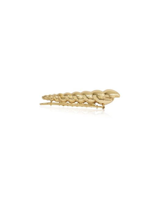 ALÉMAIS Metallic Ona Shell Hair Pin