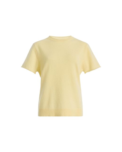 DL1961 Yellow Cashmere Knit Tee