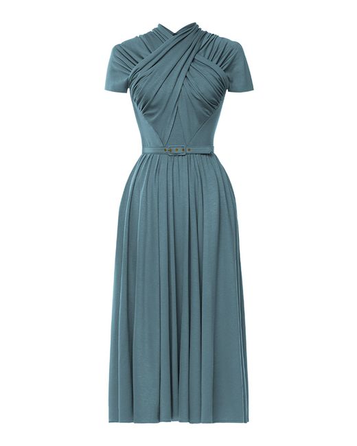 Lena Hoschek Blue Nouvelle Grace Short Dress