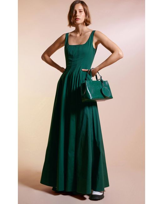 staud wells maxi dress Staud Wells Maxi Dress | Cypress - Green