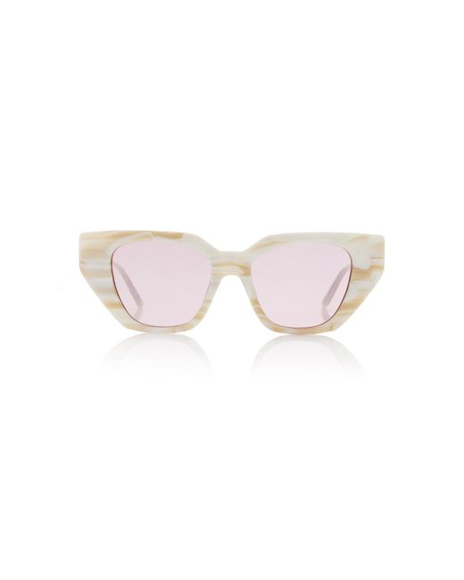 Gucci Zebra Cateye Acetate Sunglasses in Pink Lyst UK