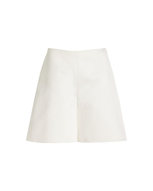 By Malene Birger White Exclusive Marrian Cotton-blend Shorts for men
