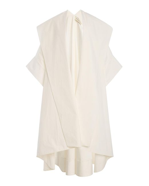 Kallmeyer White Hugo Poplin Cloak