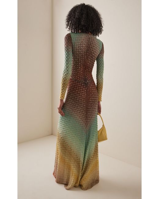 Missoni Multicolor Knitted Maxi Dress