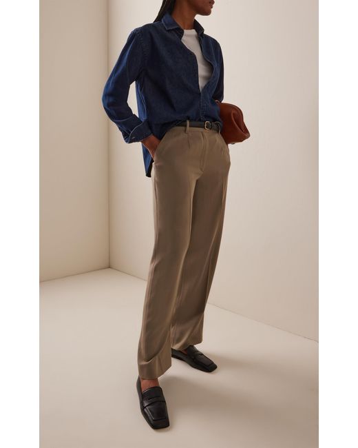 With Nothing Underneath Blue Exclusive The Classic Denim Shirt