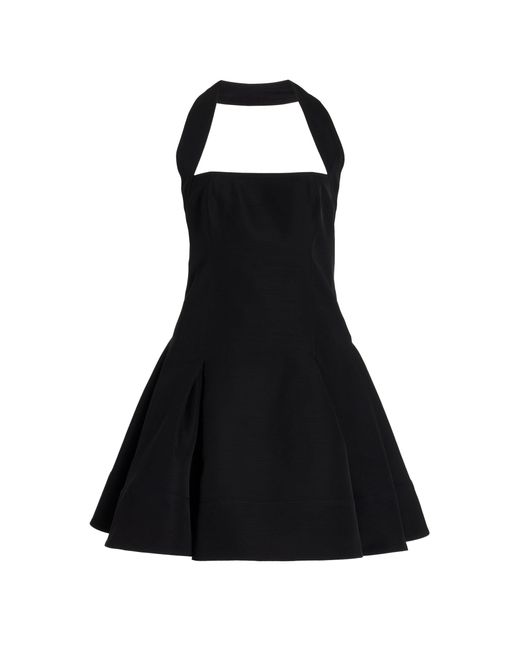 Khaite Black Hila Mini Dress
