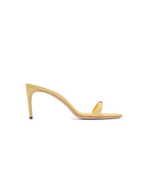 LUCASHEVA Yellow Amelie Leather Sandals
