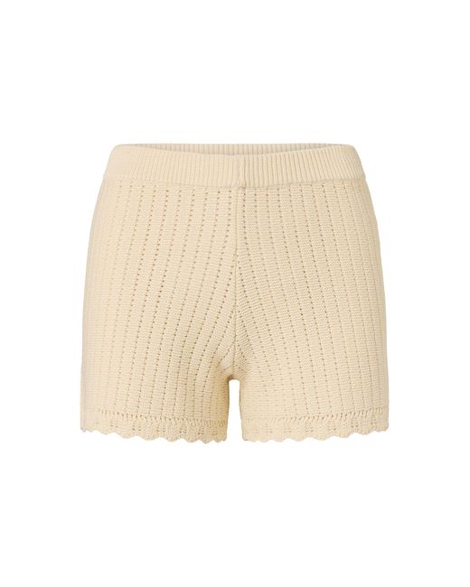 ROAME. Natural Tilly Cotton Shorts