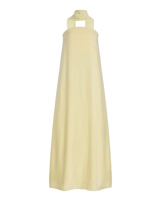 Third Form White Bia Strapless Maxi Dress