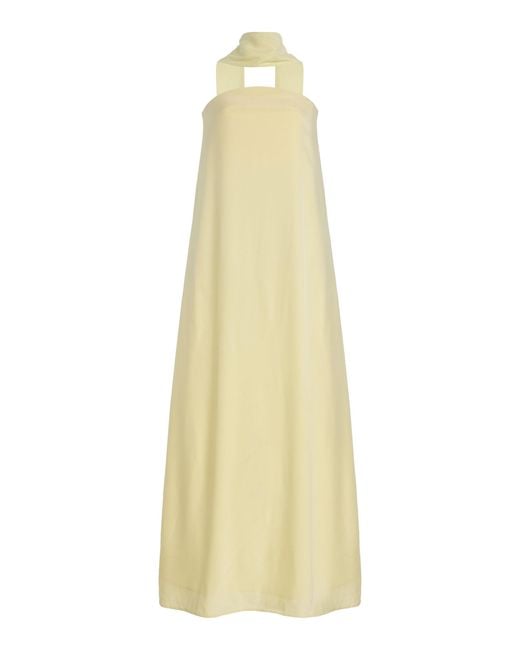 Third Form White Bia Strapless Maxi Dress