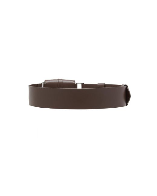 Tod's Brown T Leather Belt Bag