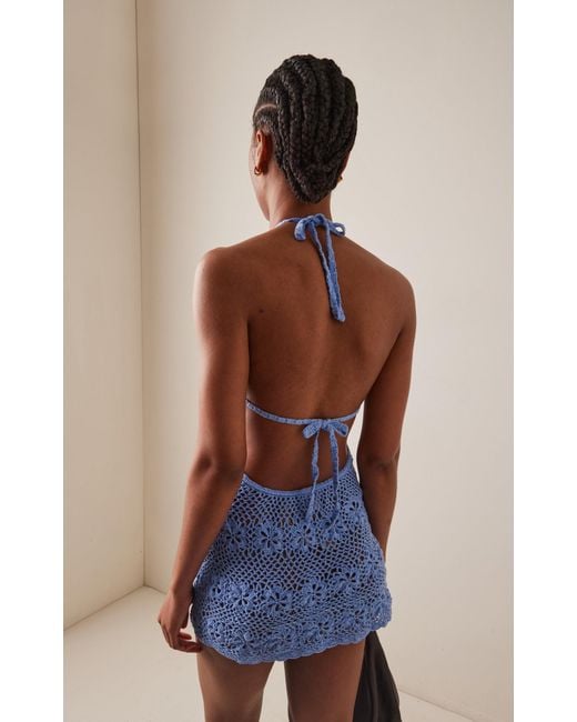 akoia swim crochet dress Akoia Swim Canita Crochet Dress In Soft Pink - 30% Off