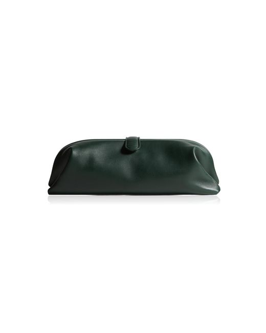 Bottega Veneta Green Lauren 1979 Leather Clutch