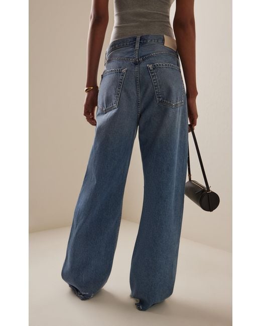 Citizens of Humanity Blue Ayla Rigid High-Rise Baggy Jeans