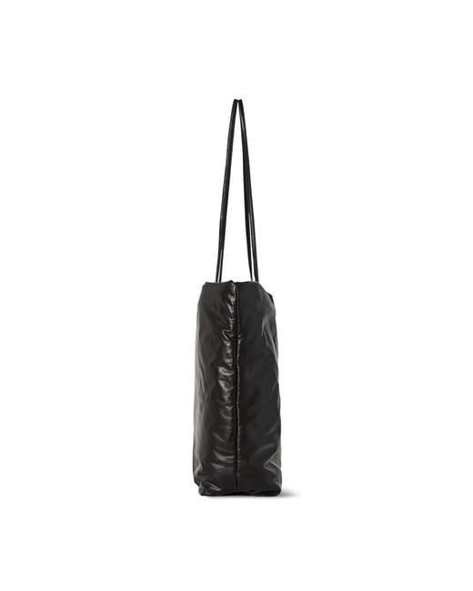 The Row Black Pim Leather Shoulder Bag