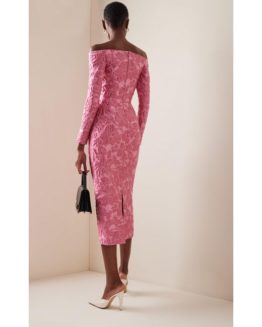 emilia wickstead birch off the shoulder cloqu midi dress Emilia Wickstead, Birch off the shoulder midi dress Wedding Dress Save 41%