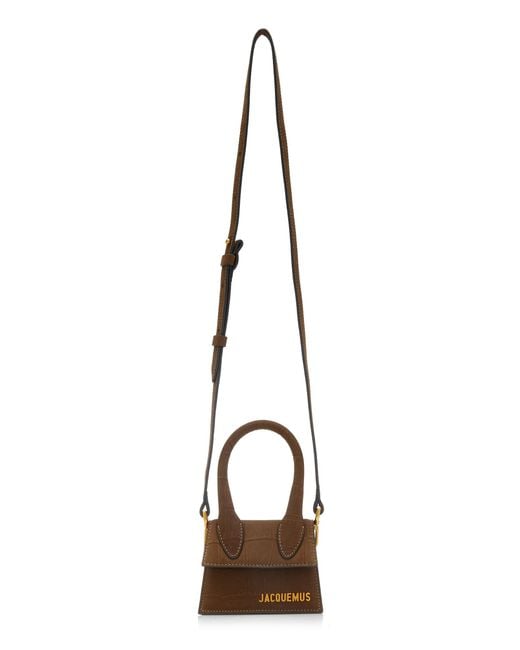 Jacquemus Le Chiquito Croceffect Suede Leather Bag Lyst Canada