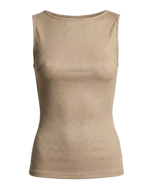 Majestic Filatures Brown Ribbed Top