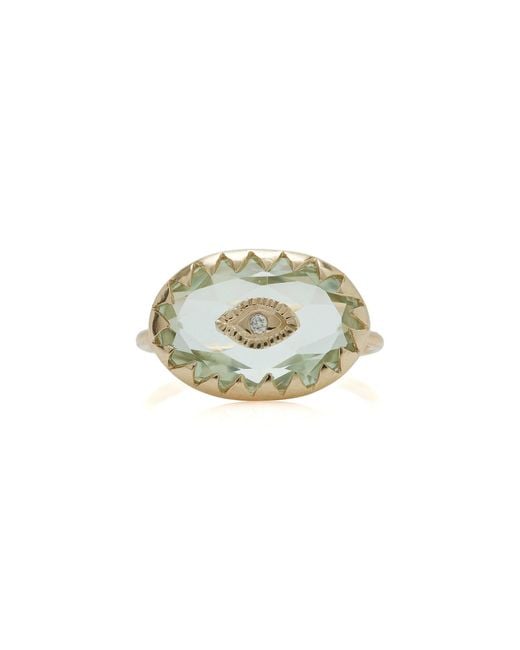 Pascale Monvoisin Metallic Souad Amethyst Ring