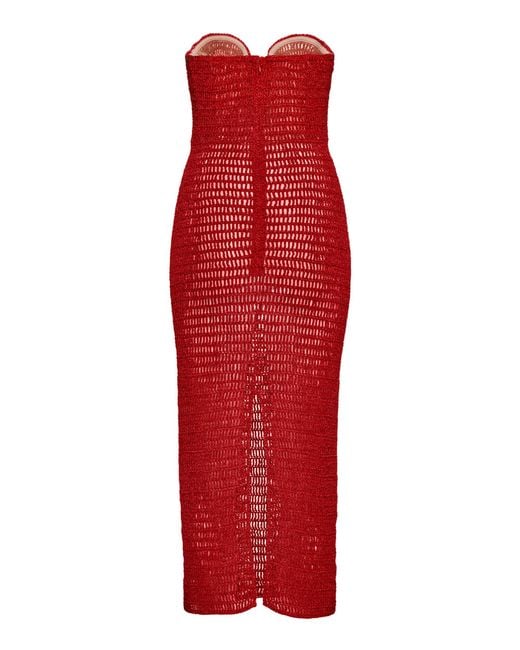 open lace back dress Magda Butrym