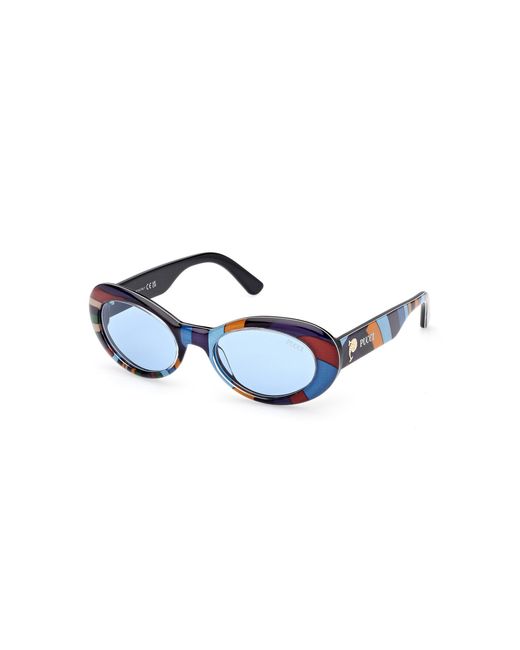 Emilio Pucci Blue Acetate Sunglasses