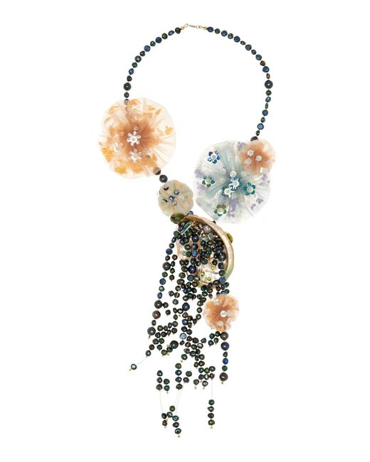 Isshi White Cryogen Necklace