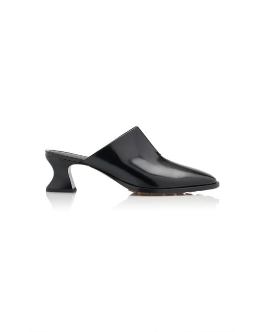 Bottega Veneta Black Cha-cha Vinyl Mules