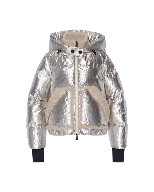 Moncler White Trevelin Down Jacket