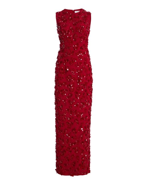 Michael Kors Red Sequined Gown