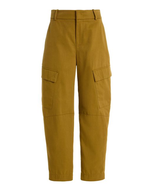 Another Tomorrow Yellow Exclusive Cargo Pants