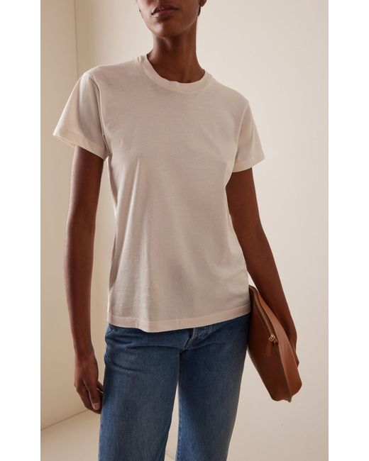 The Row White Blaine Cotton T-shirt