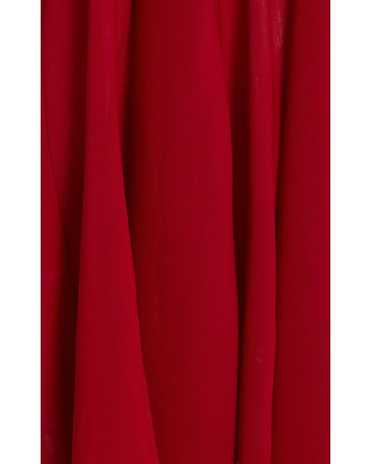 feather halter neck dress Mac Duggal Jersey Halter Gown with Feather Detail