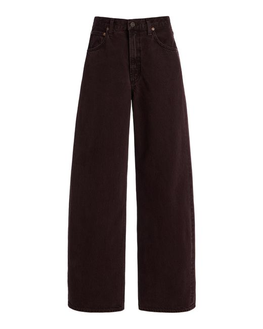 Agolde Low Curve Rigid Mid-Rise Tapered Jeans