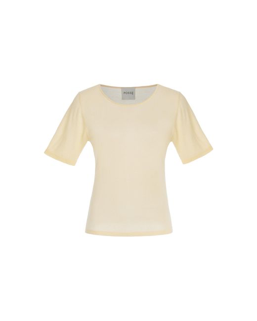 Posse White Exclusive Cooper Knit Top